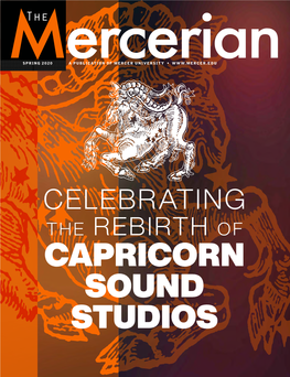 Capricorn Sound Studios the Mercerian, Spring 2020