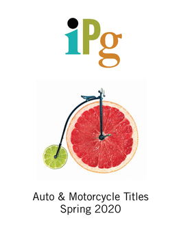 IPG Spring 2020 Auto & Motorcycle Titles