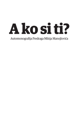 MIKI MANOJLOVIC Monografija 08.Indd