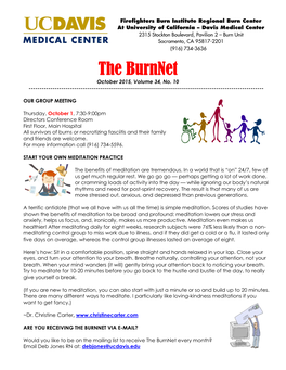 The Burnnet October 2015, Volume 34, No