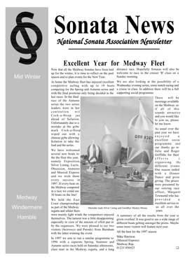 National Sonata Association Newsletter