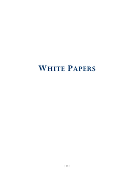 White Papers