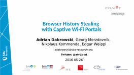 Browser History Stealing with Captive Wi-Fi Portals