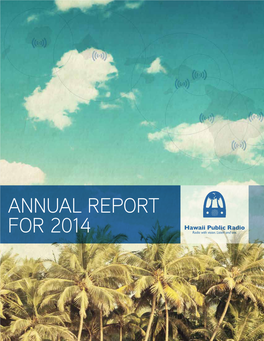 Annual Report for 2014