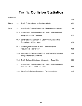 Traffic Collision Statistics