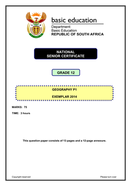 National Senior Certificate Grade 12