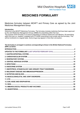 Medicines Formulary