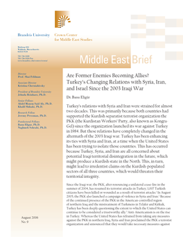 Middle East Brief 9