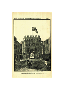 The Heraldry and Exterior Decorations of the Bargate, Southampton