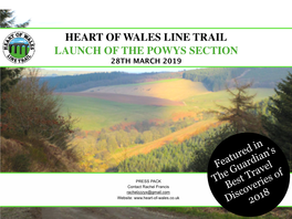 TRAIL PRESS PACK> MARCH 2019. POWYS