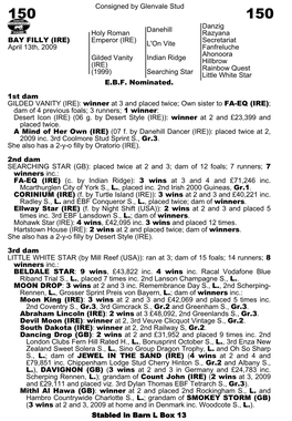 Consigned by Glenvale Stud Danehill Danzig