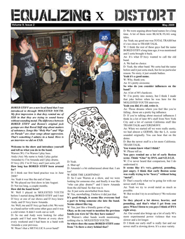 May 2009 Volume 9, Issue 2 BORED STIFF Are A