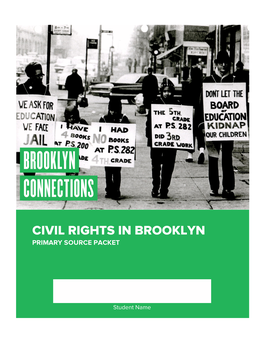 Civil Rights in Brooklyn Primary Source Packet