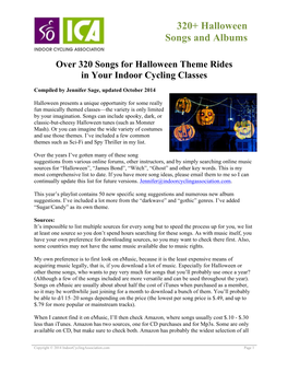 320+ Halloween Songs and Albums