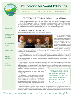 FWE Newsletter April 2015