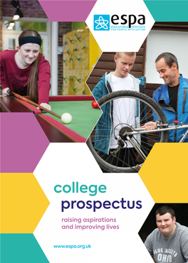 College Prospectus Raising Aspirations and Improving Lives