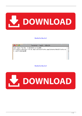 Mozilla for Mac Os 9