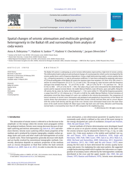 Spatial Changes of Seismic Attenuation and Multiscale Geological Heterogeneity in the Baikal Rift and Surroundings from Analysis of Coda Waves