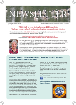 2021 Spring/Summer Newsletter