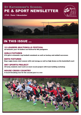 Pe & Sport Newsletter