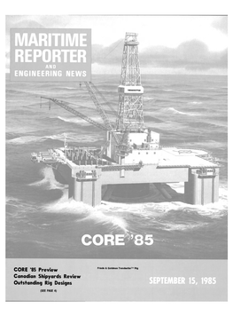85 Preview Canadian Shipyards Review Outstanding Rig Designs