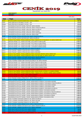 PUIG 2019 Kód Popis Cena 0049N KONCOVÝ BLATNÍČEK / PRODLOUŽENÍ BLATNÍKU HONDA CB1000R NEO SPORTS, BARVA ČERNÁ 830 Kč 0051W PLEXI ŠTÍT MODEL "T.P