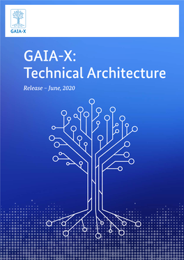 GAIA-X: Technical Architecture Release – June, 2020 Imprint