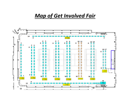 Map of Get Involved Fair
