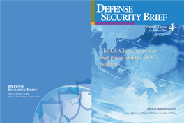 DEFENSE SECURITY BRIEF Volume 4 Issue December 2014 4