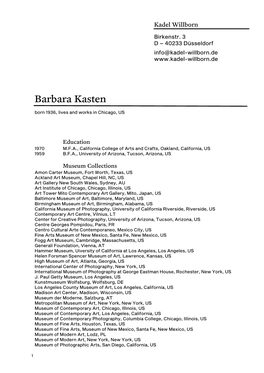 Barbara Kasten