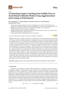 Accelerating Copper Leaching from Sulfide Ores in Acid-Nitrate