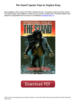 The Stand Captain Trips by Stephen King