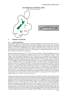 Southern Blue Whiting (Sbw)