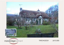 Throwleigh £415,000