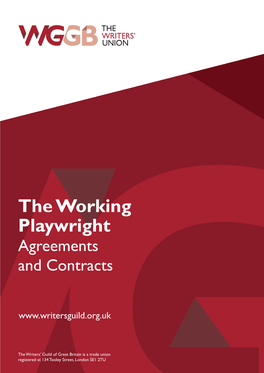 The Working Playwright Booklet