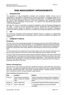 C17 Risk Management Jul 20