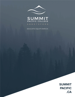 Summit Pacific College Catalogue 2018-19