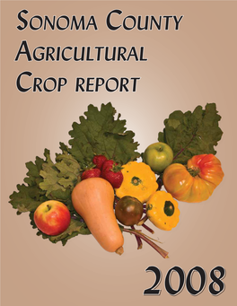 2008 Sonoma County Annual Crop Report