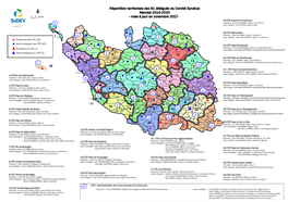 Répartition Territoriale Des 81 Délégués Du Comité Syndical