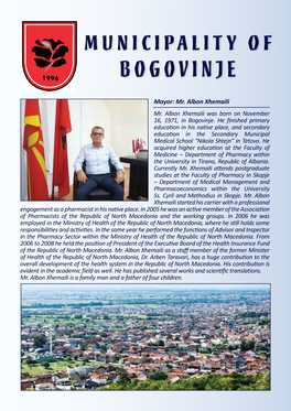 Presentation of the Municipality of Bogovinje