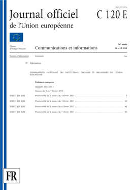 C 120 E Journal Officiel