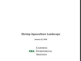 Shrimp Aquaculture Landscape