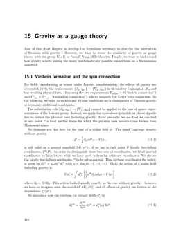 15 Gravity As a Gauge Theory