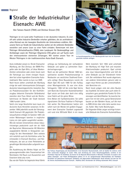 Eisenach: AWE Von Tamara Hawich (TWA) Und Dietmar Grosser (TA)