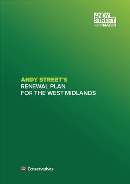 Andy Street's Renewal Plan for the West Midlands