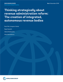 The Creation of Integrated, Autonomous Revenue Bodies