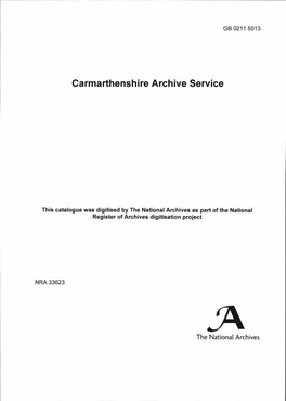 Carmarthenshire Archive Service