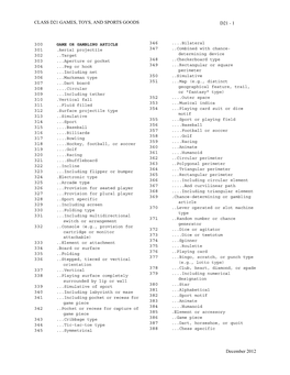 Class D21 Games, Toys, and Sports Goods D21 - 1