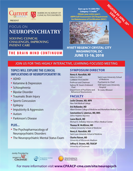 Neuropsychiatry