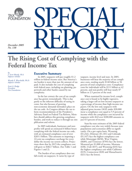 The Rising Cost of Complying with the Federal Income Tax by J